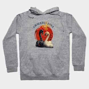 Swans in Love: The Melody of the Swans Hoodie